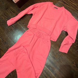 Zara Pink Sweat-set
